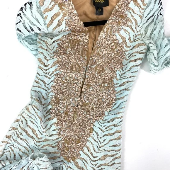 Baccio Couture hand painted romper  size S NWOT - Picture 6 of 9